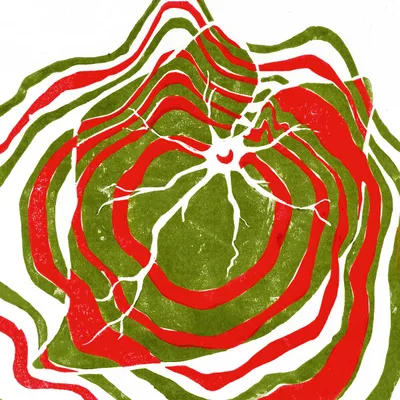 Album cover from Hotline TNT's "Raspberry Moon"